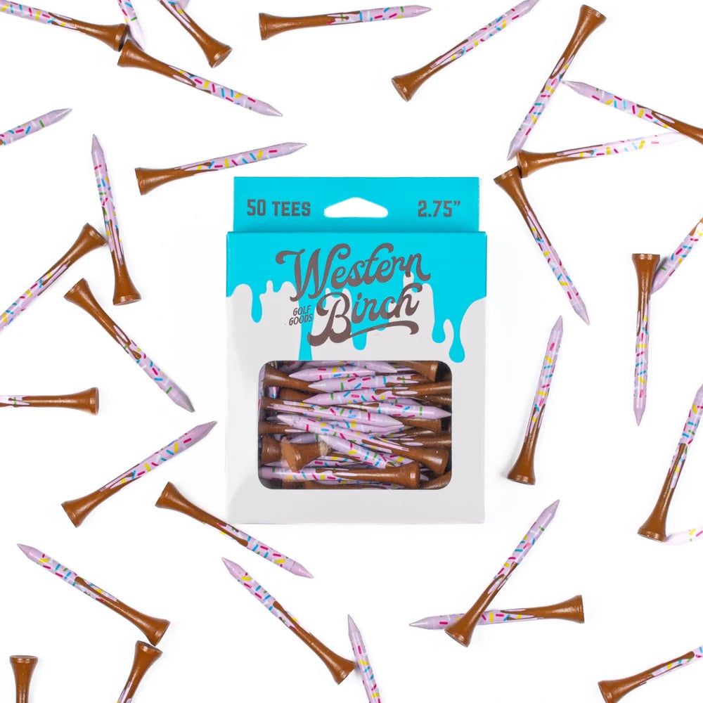 Western Birch Golf Company Hole in One Chocolate 2.75" Bamboo Golf Tees 50ea.
