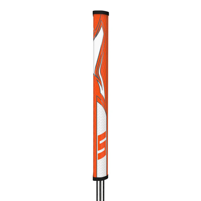 SuperStroke (Authentic) Zenergy Orange & White Flatso 1.0 Putter Grip Orange Crush