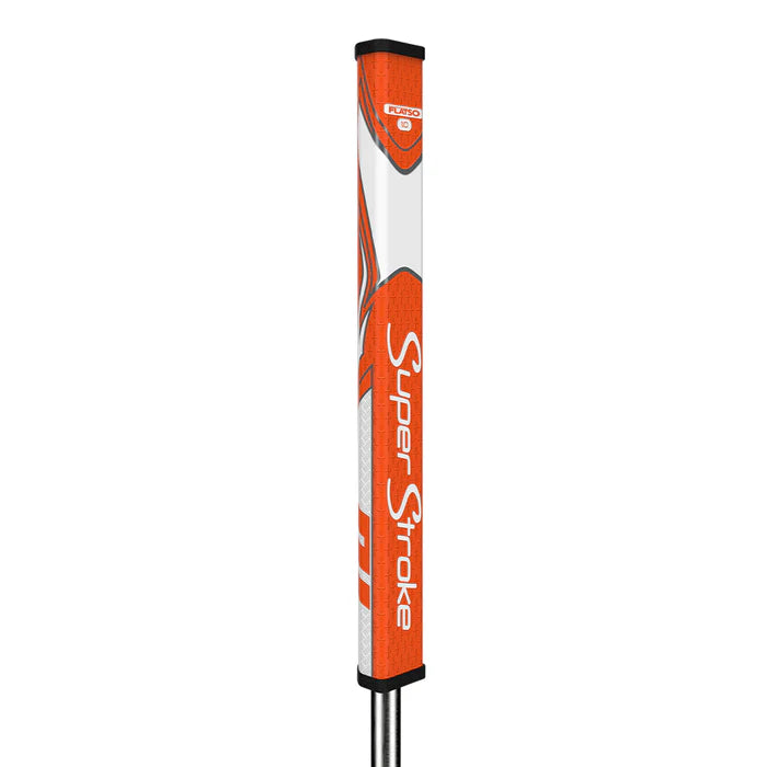 SuperStroke (Authentic) Zenergy Orange & White Flatso 1.0 Putter Grip Orange Crush