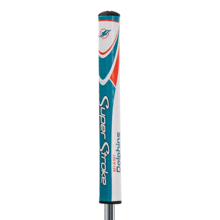 SuperStroke (Authentic) Miami Dolphins Mid Slim 2.0 Putter Grip w/Ball Marker NFL Licensed