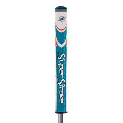 SuperStroke (Authentic) Miami Dolphins Mid Slim 2.0 Putter Grip w/Ball Marker NFL Licensed