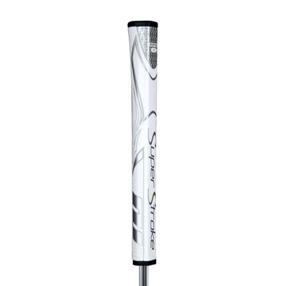 SuperStroke (Authentic) Zenergy White Silver Pistol 1.0 Putter Grip