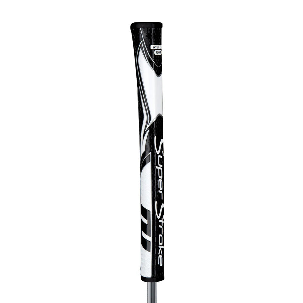 SuperStroke (Authentic) Zenergy Black White Pistol Tour Putter Grip