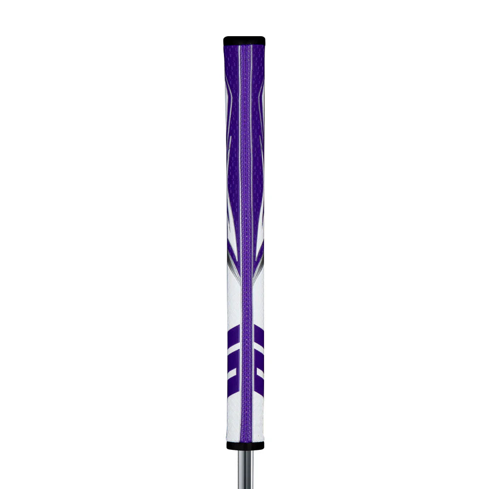 SuperStroke (Authentic) Zenergy Purple White Pistol Tour Putter Grip
