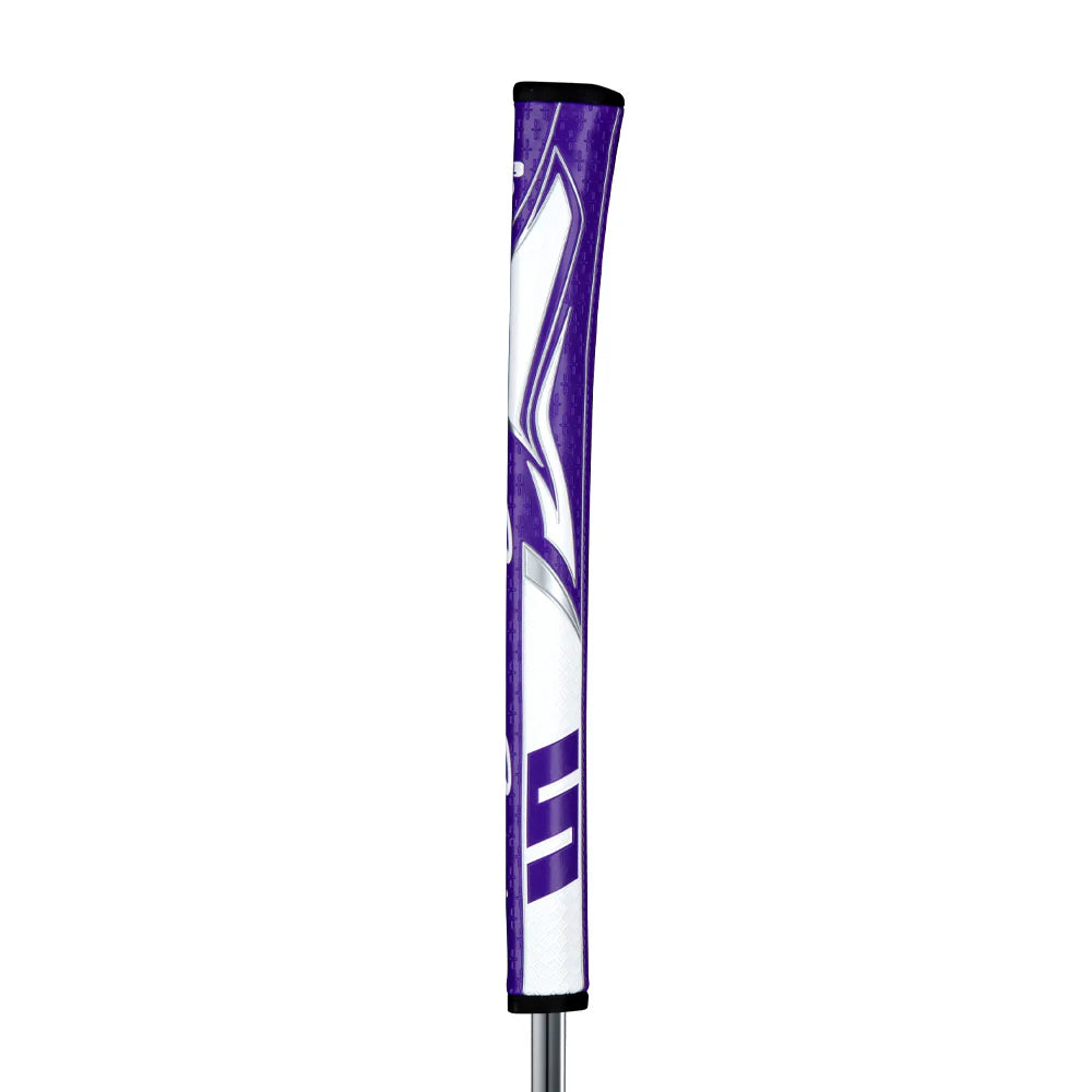 SuperStroke (Authentic) Zenergy Purple White Pistol Tour Putter Grip