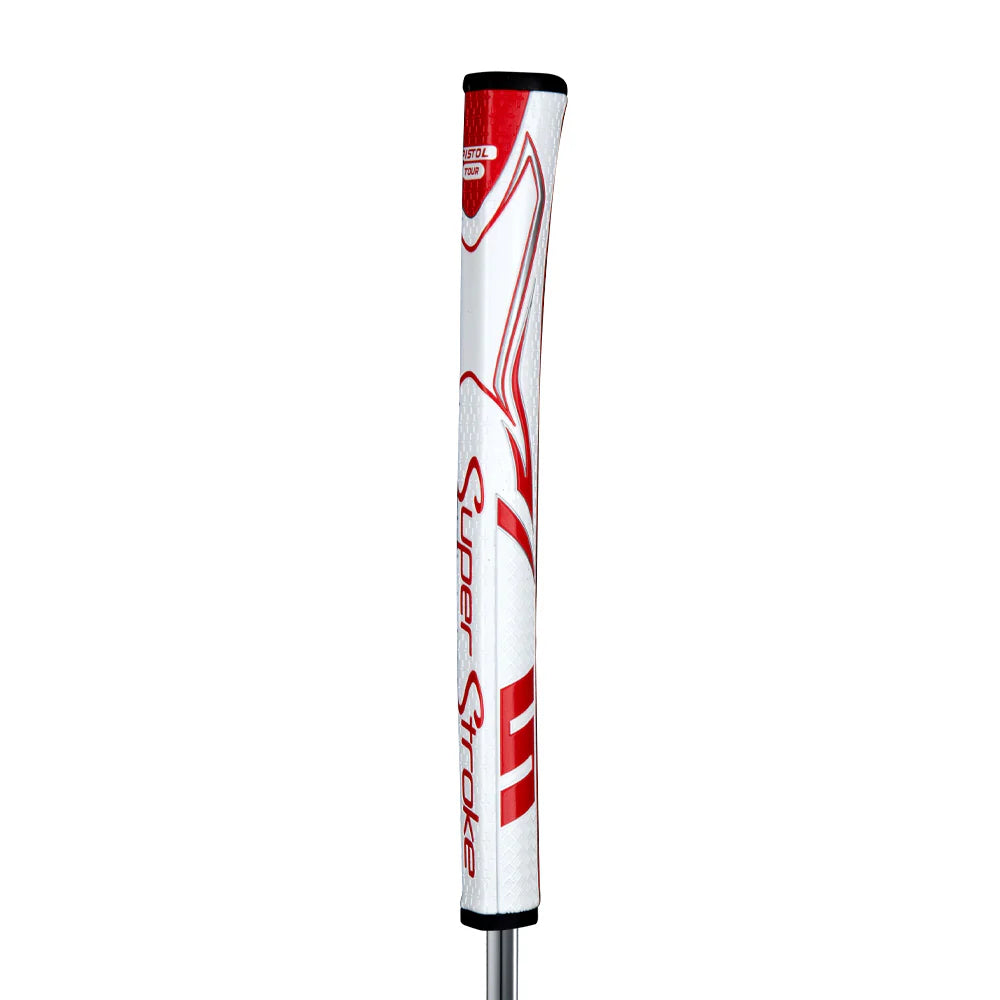 SuperStroke (Authentic) Zenergy Red White Pistol Tour Putter Grip