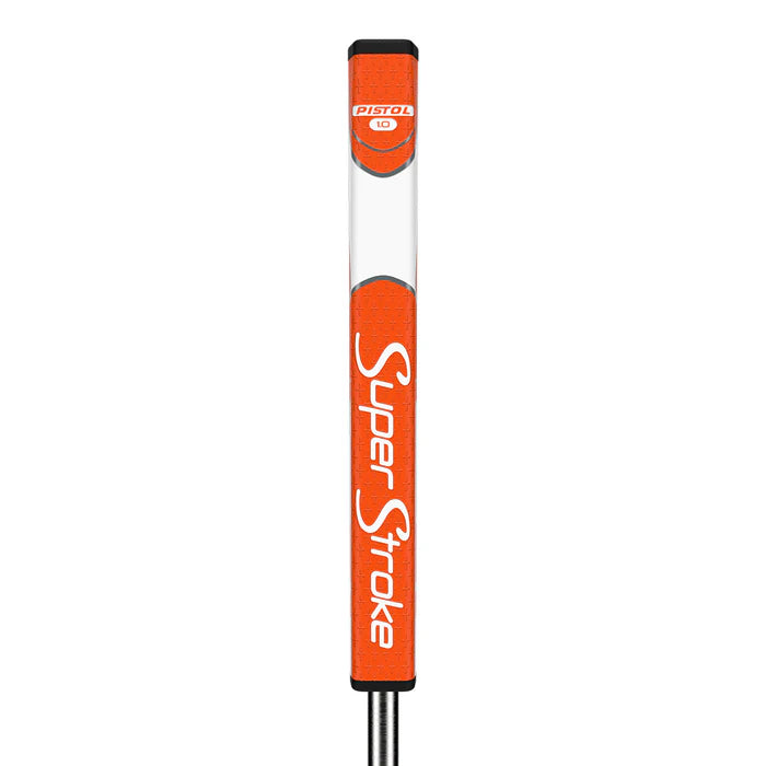 SuperStroke (Authentic) Zenergy Orange & White Pistol 1.0 Putter Grip