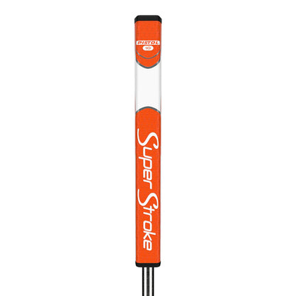 SuperStroke (Authentic) Zenergy Orange & White Pistol 1.0 Putter Grip