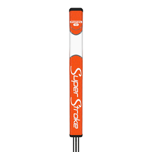 SuperStroke (Authentic) Zenergy Orange & White Pistol 1.0 Putter Grip