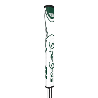 SuperStroke (Authentic) Zenergy Green and White & White Pistol Tour Putter Grip