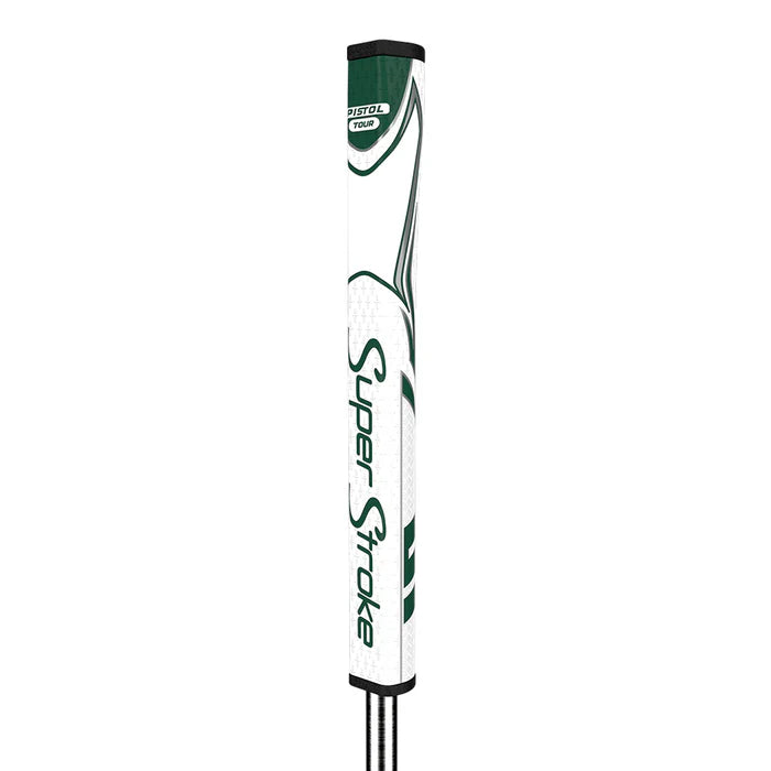 SuperStroke (Authentic) Zenergy Green and White & White Pistol Tour Putter Grip