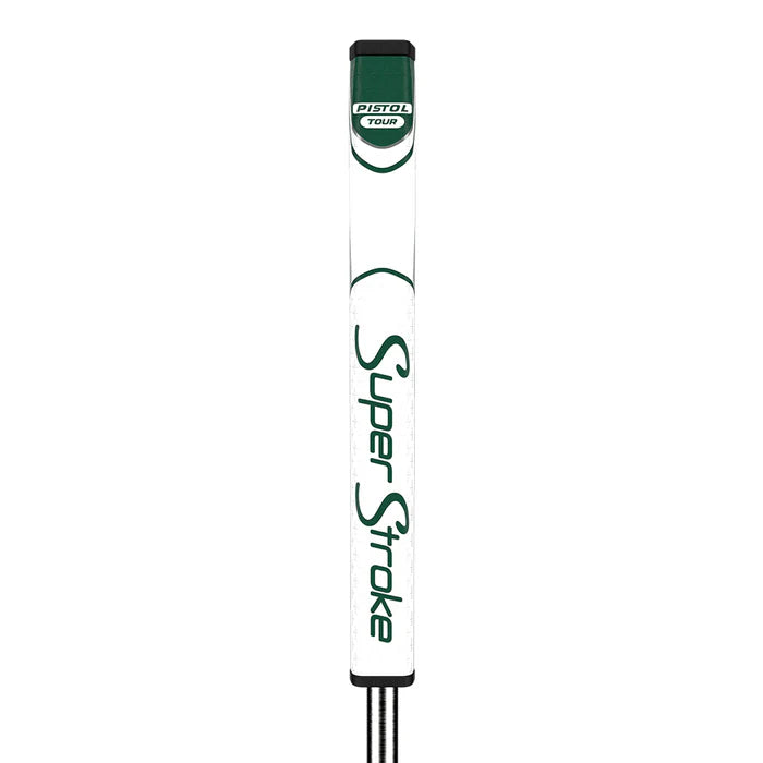 SuperStroke (Authentic) Zenergy Green and White & White Pistol Tour Putter Grip