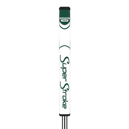 SuperStroke (Authentic) Zenergy Green and White & White Pistol Tour Putter Grip