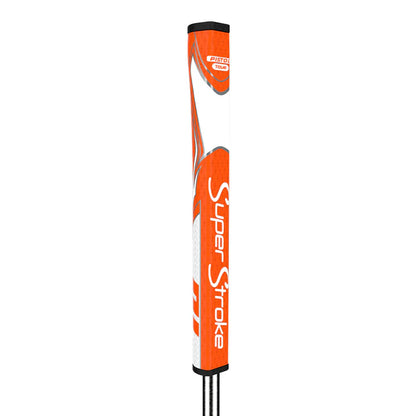 SuperStroke (Authentic) Zenergy Orange & White Pistol Tour Putter Grip (Orange Crush)