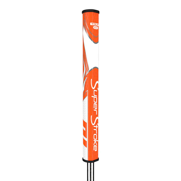 SuperStroke (Authentic) Zenergy Orange & White Pistol 2.0 Putter Grip