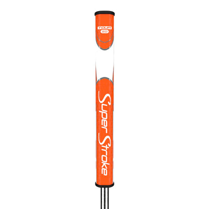 SuperStroke (Authentic) Zenergy Orange & White Pistol 2.0 Putter Grip