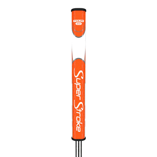 SuperStroke (Authentic) Zenergy Orange & White Pistol 2.0 Putter Grip