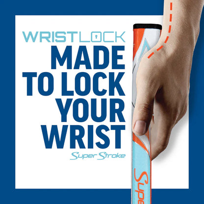 SuperStroke (Authentic) Zenergy Blue & White Wristlock Putter Grip