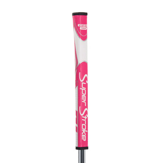 SuperStroke (Authentic) Zenergy Pink & White Pistol Tour Putter Grip