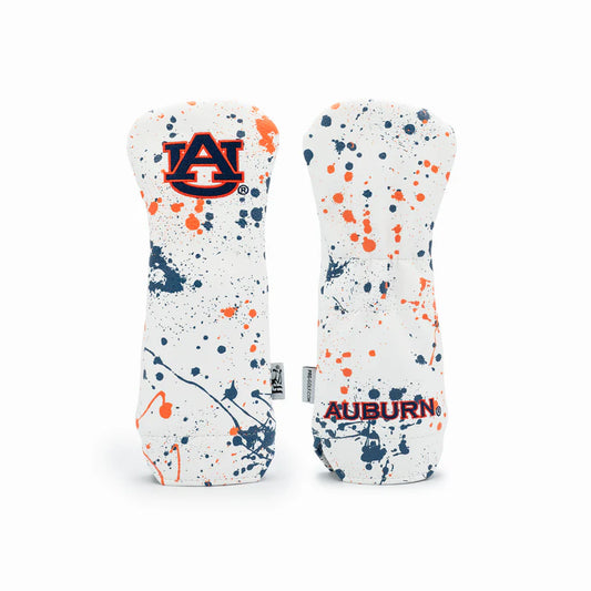 PRG Golf Auburn Tigers 2025 Paint Splash Fairway Head Cover (New Pattern) NCAA