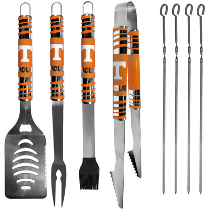 Siskiyou Gifts Tennessee Volunteers 8 Piece Tailgater BBQ Set w/Metal Case, NCAA Licensed