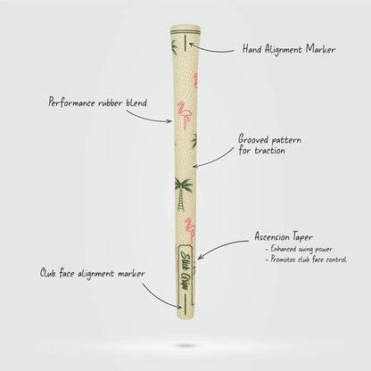 Stick Grips Golf Authentic Palm Swings Ivory Swing Club Grip (Irons & Woods)