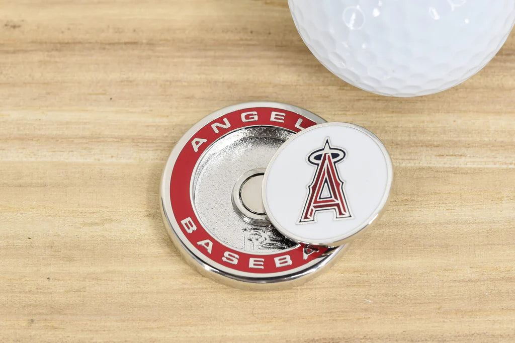 PRG Golf (Authentic) Los Angeles Angels Magnetic Duo Golf Ball Marker MLB Licensed