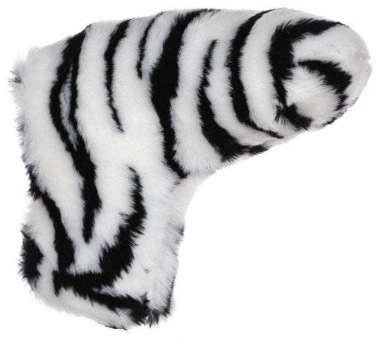 Daphne's Authentic Zebra Pattern Blade Putter Headcover Magnetic Closure