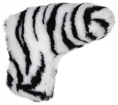 Daphne's Authentic Zebra Pattern Blade Putter Headcover Magnetic Closure