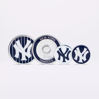 PRG Golf New York Yankees (Navy Back) Magnetic Duo Golf Ball Marker MLB Licensed