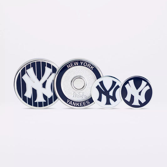 PRG Golf New York Yankees (Navy Back) Magnetic Duo Golf Ball Marker MLB Licensed