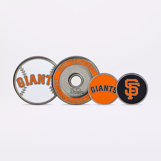 PRG Golf San Francisco Giants Magnetic Duo Golf Ball Marker MLB Licensed