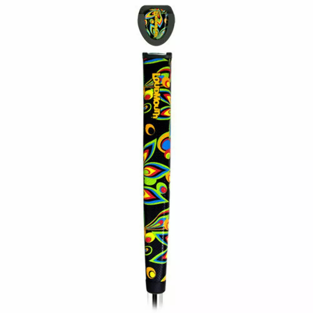 Loudmouth Authentic Black Shagadelic Oversized Pistol Putter Grip w/Ball Marker