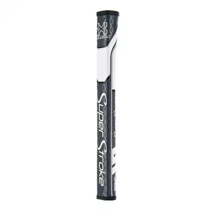 SuperStroke (Authentic) Traxion Gray & White Pistol GT 1.0 Putter Grip