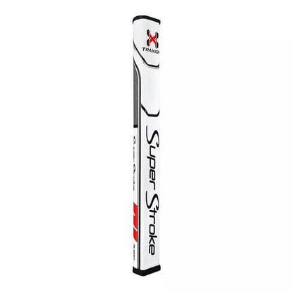 SuperStroke (Authentic) Traxion Red White & Gray Flatso 1.0 Putter Grip