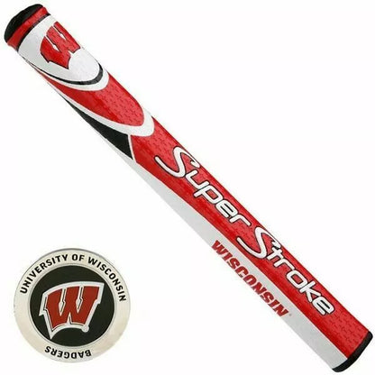 SuperStroke (Authentic) Wisconsin Badgers 2.0 Putter Grip w/Ball Marker NCAA Licensed