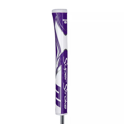 SuperStroke (Authentic) Zenergy Purple & White Pistol 2.0 Putter Grip