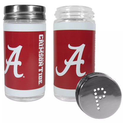 Siskiyou Gifts Alabama Crimson Tide Glass Salt and Pepper Shakers, NCAA Licensed
