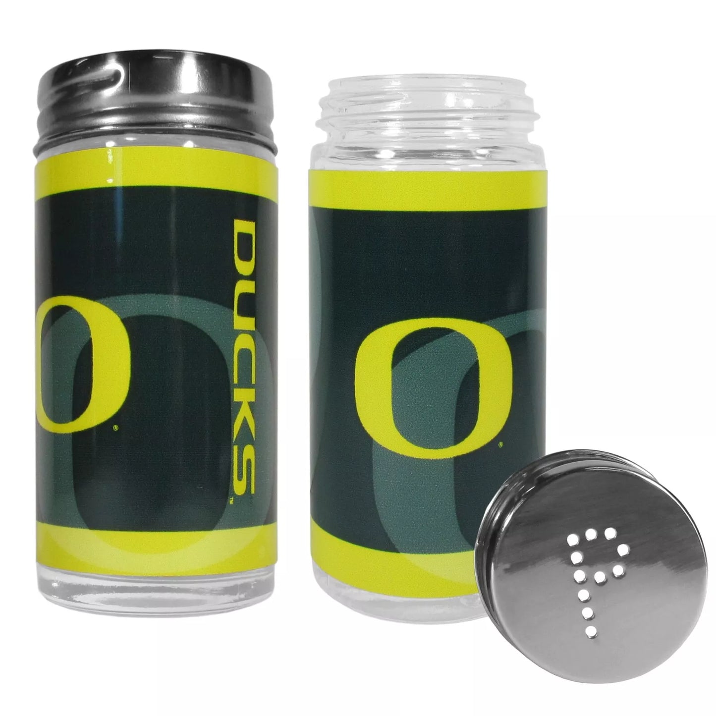 Siskiyou Gifts Oregon Ducks Glass Salt and Pepper Shakers, NCAA Licensed