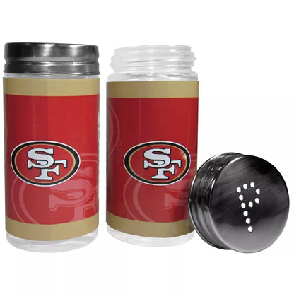Siskiyou Gifts San Francisco 49ers Glass Salt and Pepper Shakers, NFL Licensed