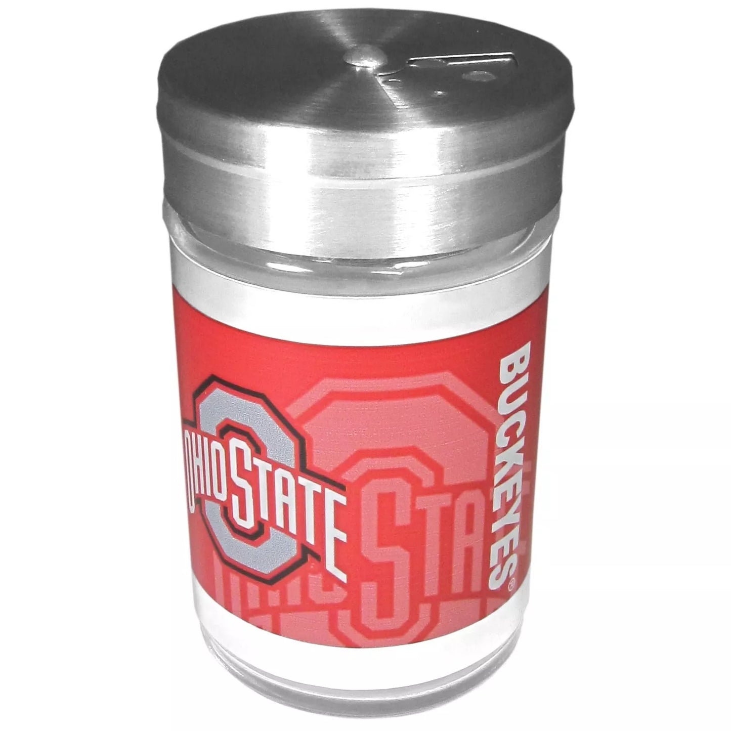 Siskiyou Gifts Ohio State Buckeyes Glass Tailgater Seasoning Shaker, NCAA Licensed