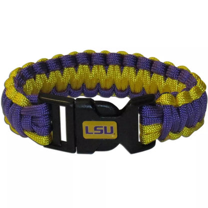 Siskiyou Gifts LSU Tigers Survivor Bracelet, NCAA Licensed