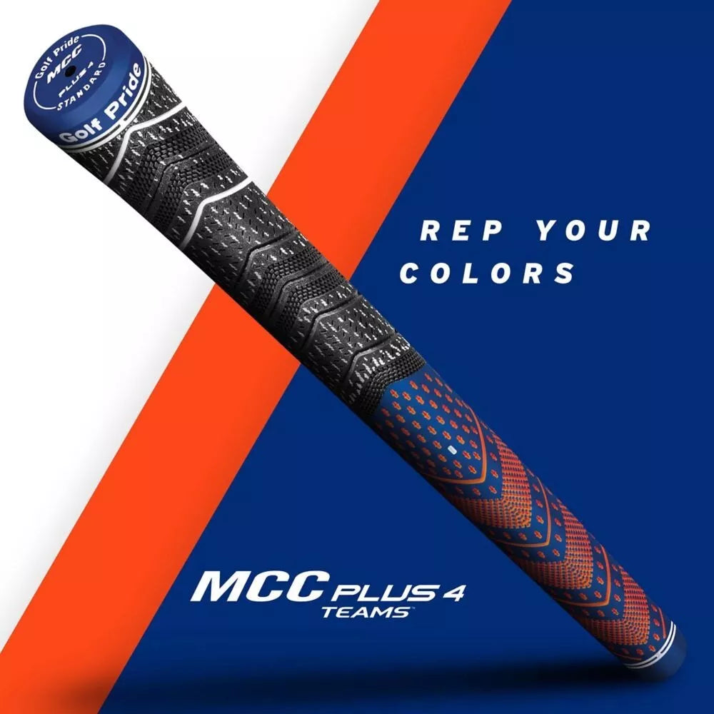 Golf Pride Authentic MCC Plus4 Standard Swing Club Grip Navy/Orange