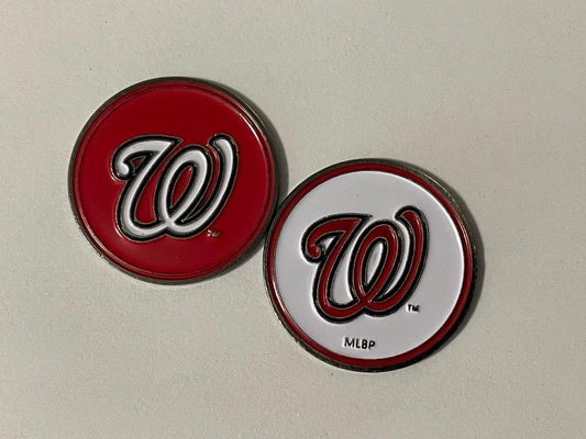 Washington Nationals 1" Diameter Magnetic Golf Ball Marker