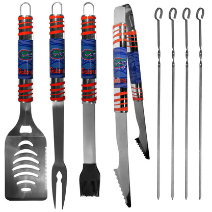 Siskiyou Gifts Florida Gators 8 Piece Tailgater BBQ Set w/Metal Case, NCAA Licensed