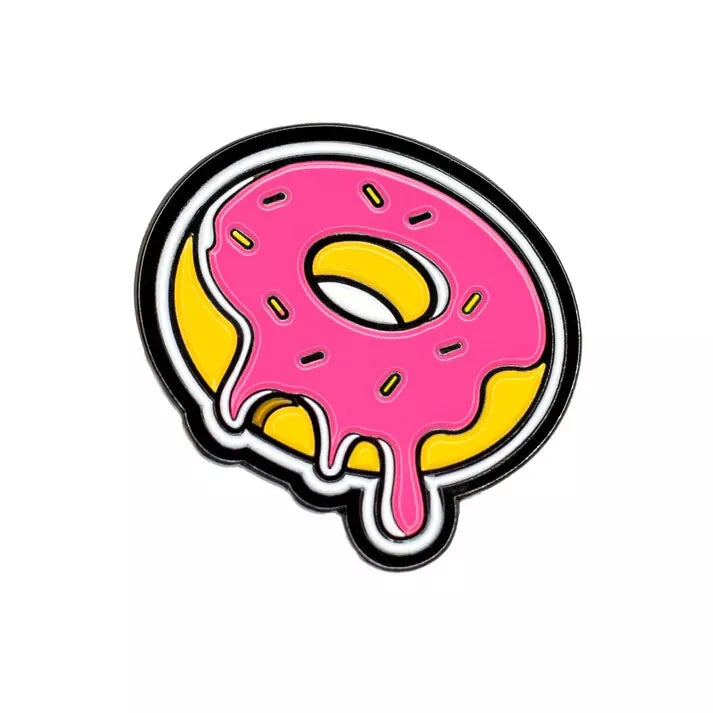 Sweet Rollz Authentic Pink Homer Simpson Doughnut Golf Ball Marker Apx. 1" X 1"