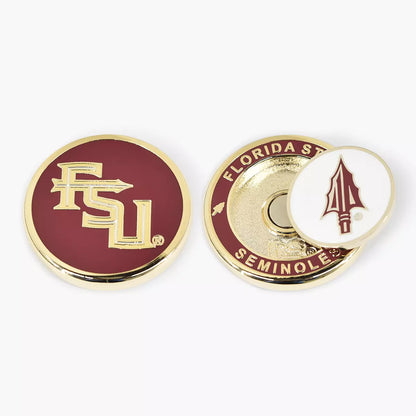 PRG Golf Florida State Seminoles Duo Logo Magnetic Golf Ball Marker NCAA Licensed