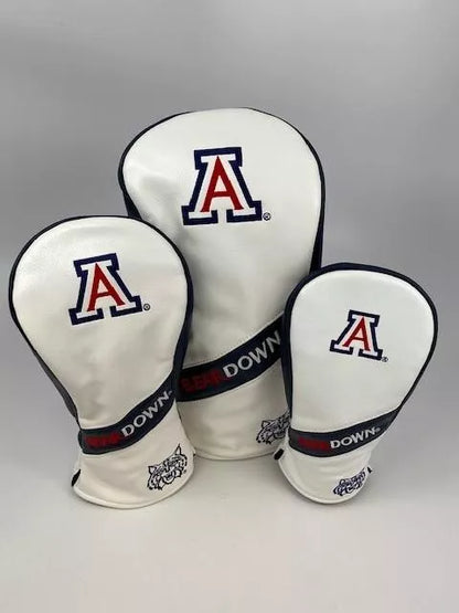 PRG Golf Arizona Wildcats Set of 3 Head Covers Driver Fairway & Rescue NCAA Licensed