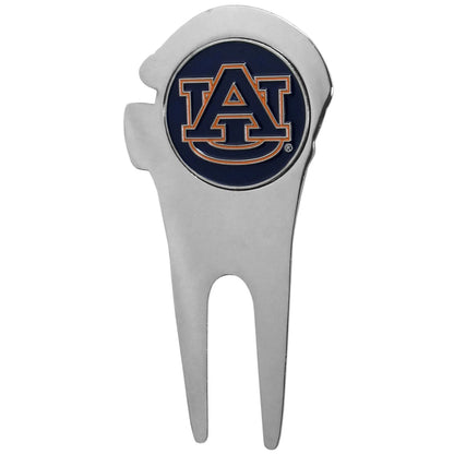 Siskiyou Gifts Auburn Tigers Metal Helmet Divot Tool w/1"Golf Ball Marker, NCAA Licensed