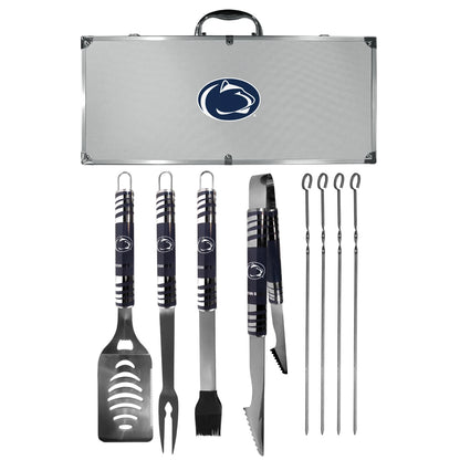 Siskiyou Gifts Penn State Nittany Lions 8 piece Tailgater BBQ Set w/Metal Case, NCAA Licensed